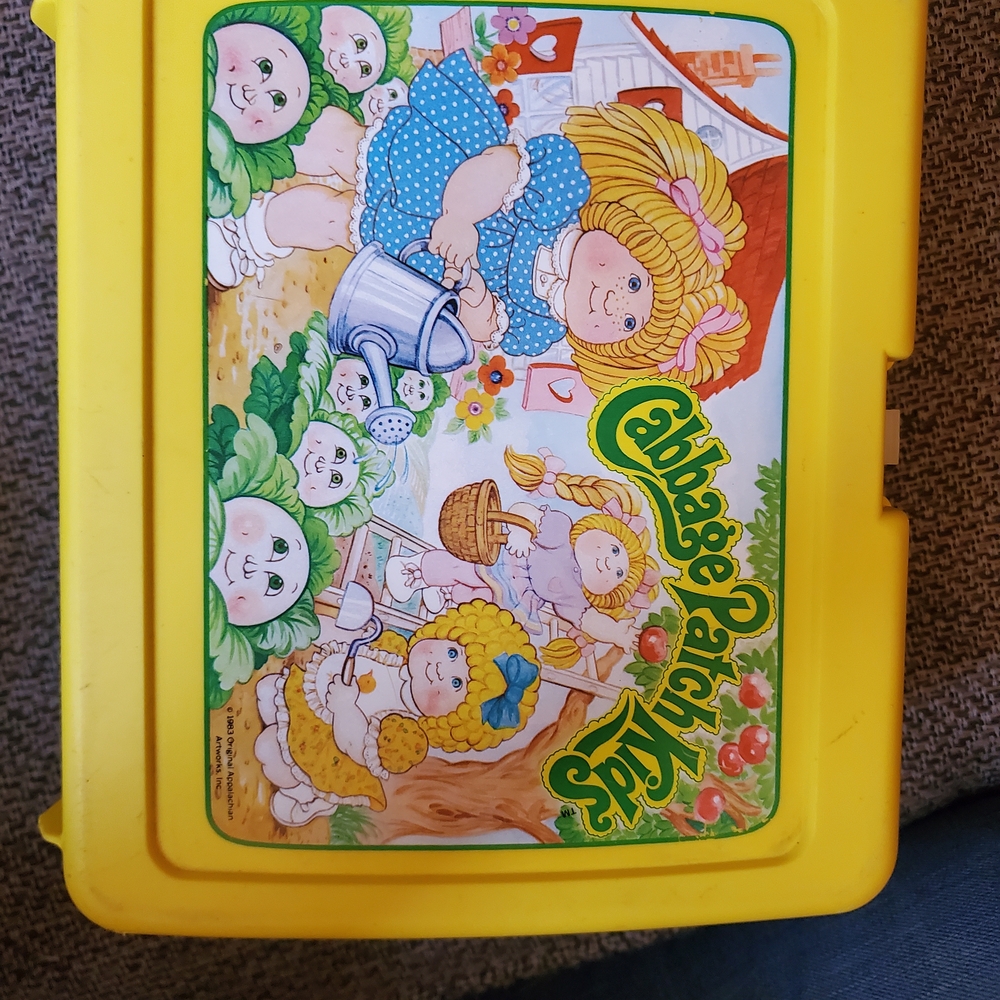 Thermos Yellow Cabbage Patch Kids Toy Case